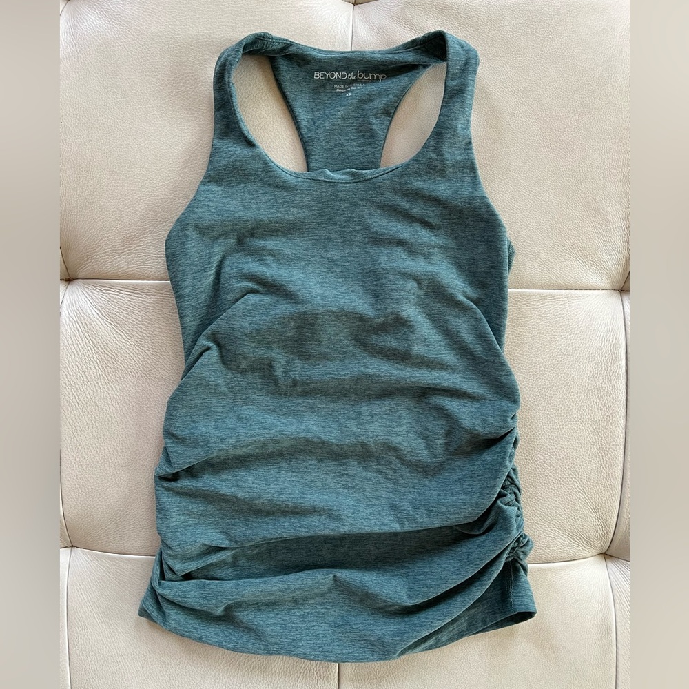 Beyond Yoga Teal Racerback Tank Top